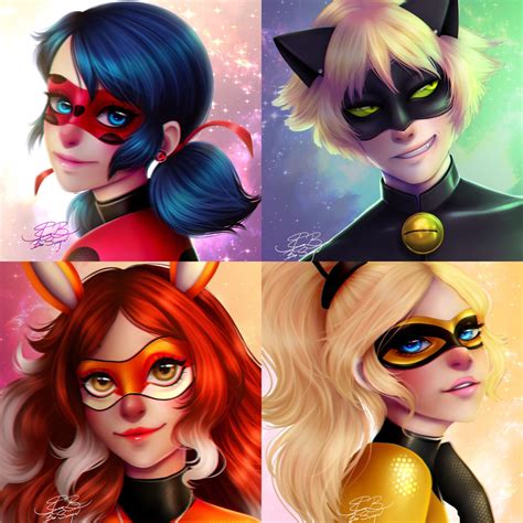 Jumping Into Action Miraculous Ladybug Chat Noir Volp