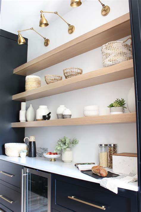 Butlers Pantry Open Shelf Styling 3 Simple Tips To An Organic Styling