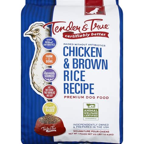 She loved the tender and true dry chicken and liver food. Tender And True Pet Food Dog Food, Chicken & Brown Rice ...