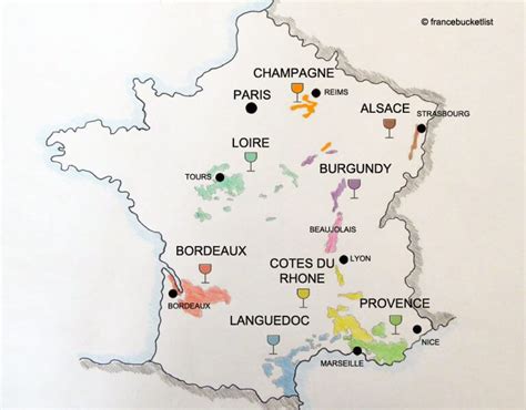 P Opdagelse I De Franske Vinmarker De Bedste Vinregioner I Frankrig
