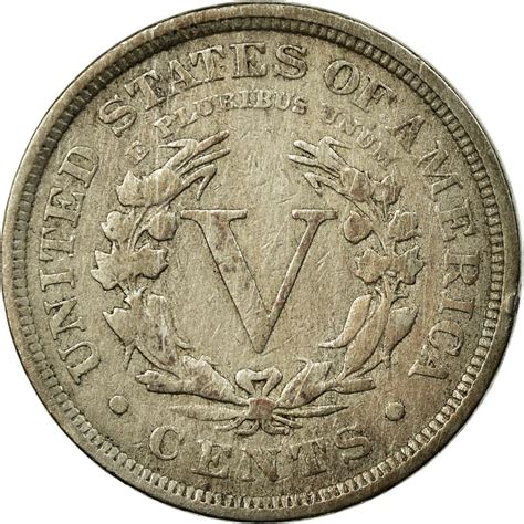 Five Cents 1907 Liberty Head Nickel Coin From United States Online