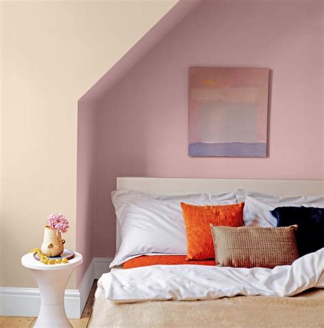 Maybe you would like to learn more about one of these? Dusky pink bedroom painted with Crown earthbalance ...