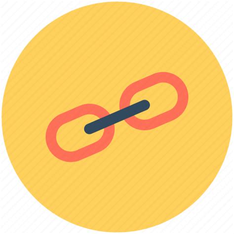 Chain link, link, linkage, web link, hyperlink icon