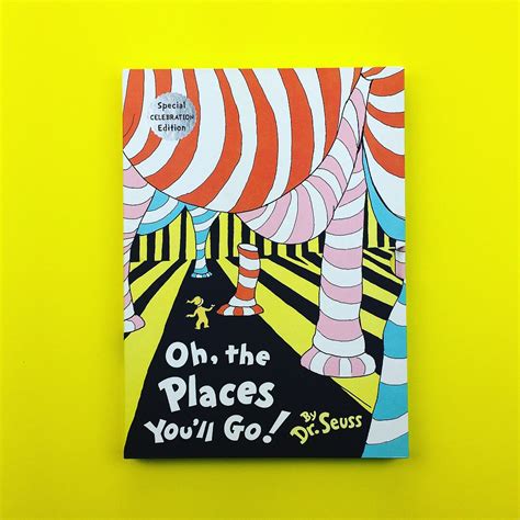an image of a book cover that says oh the places you ll go on
