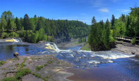 Scenic Landscape At Kakabeka Falls Ontario Canada Image Free Stock