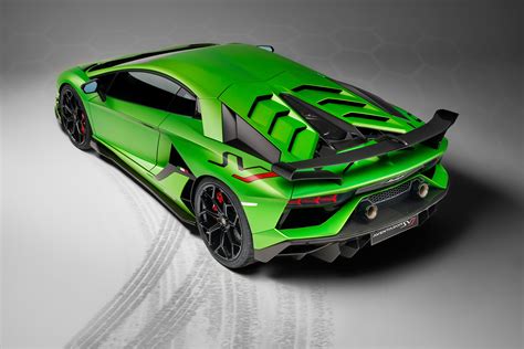 2018 Lamborghini Aventador Svj Rear Upper View Wallpaperhd Cars