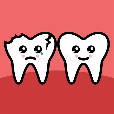 health and broken tooth vector illustration stock illustration illustration of anatomy