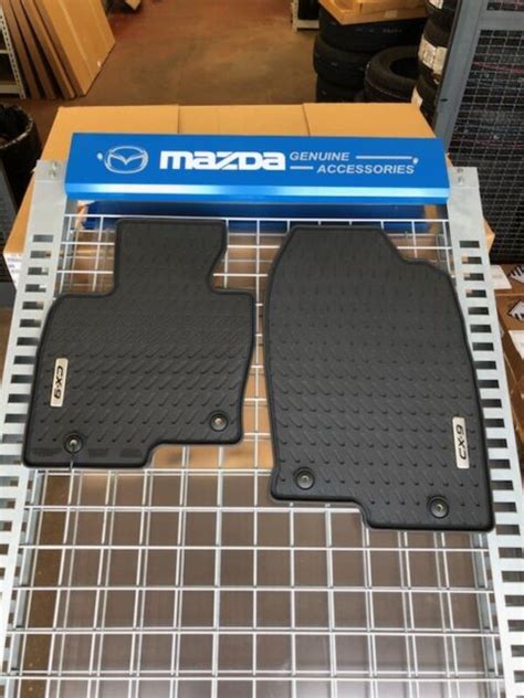2016 2020 Mazda Cx 9 Front And Rear All Weather Rubber Mats Complete