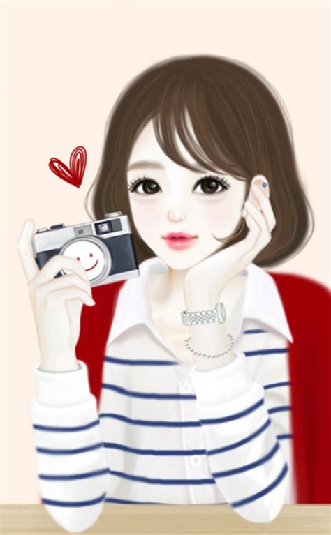 Aneka gambar kartun lucu emo meme animasi korea gambar love cinta romantis. Koleksi Gambar Kartun Foto Artis Korea | Phontekno