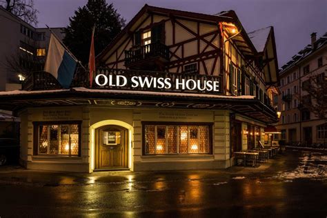 Our Cuisine Restaurant Old Swiss House Luzern Schweiz Swiss House