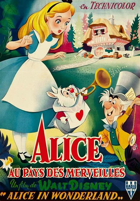 Vintage Blog Walt Disneys “alice In Wonderland” 1951 French