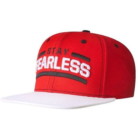 Wwe Nikki Bella Stay Fearless White Brim Snapback Hat Red 15 Liked