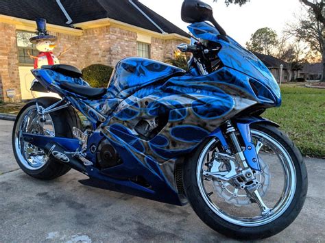 Blue Demon Custom Bike I Painted Motorcycles Blue Demon Custom