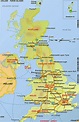 Mapa De Inglaterra Con Sus Ciudades