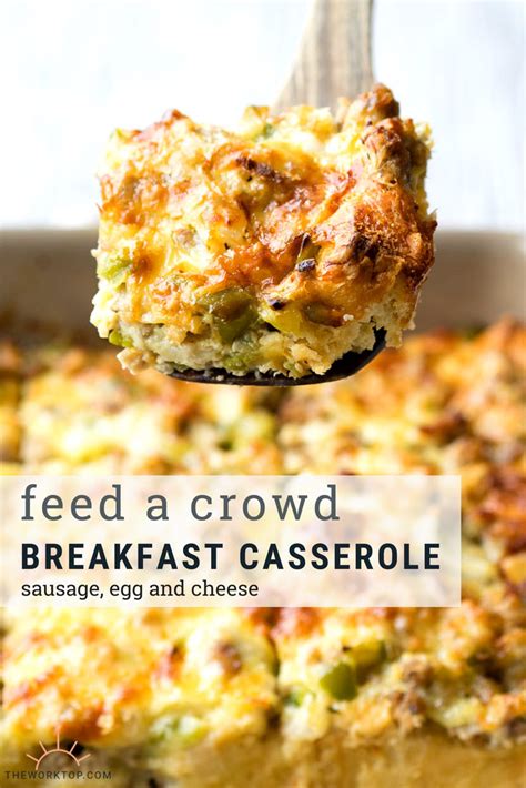 Sausage And Egg Breakfast Casserole Recipe Easy Brunch
