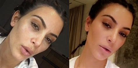 12 Gorgeous Pictures Of Kim Kardashian Without Makeup