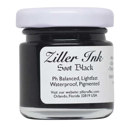Ziller Ink Soot Black Blots Pen And Ink Supplies