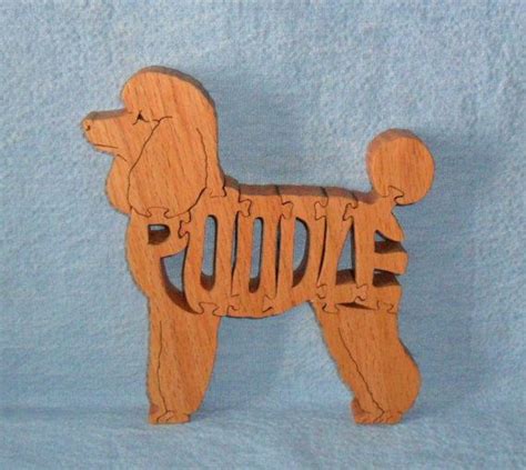 Poodle Dog Breed Scroll Saw Wooden Puzzle Etsy Scroll Saw Patterns