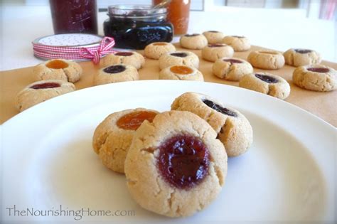 Use a tablespoon to scoop and roll 12 balls and place on a baking. Almond Flour Thumbprint Cookies Recipe | In The Kitchen ...