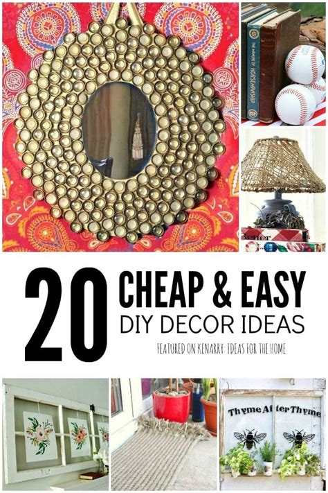 20 Cheap And Easy Diy Home Decor Ideas Ideas For The Home