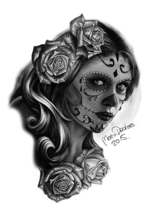 Pin By Lee On Art Black And Grey Tattoos Skull Art Tattoo Sugar