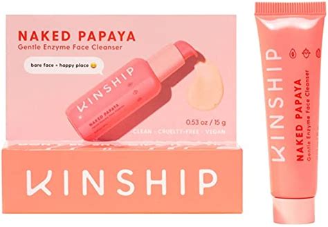 Amazon Com Kinship Naked Papaya Gentle Enzyme Face Cleanser Trial