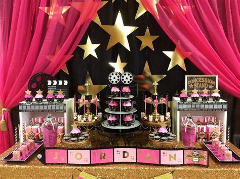 Hollywood Theme Birthday Party Ideas Photo 1 Of 8 Hollywood Party