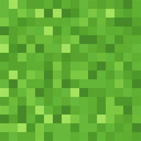 Springs Creative Minecraft Green Grass Pixels 100 Cotton Fabric By The