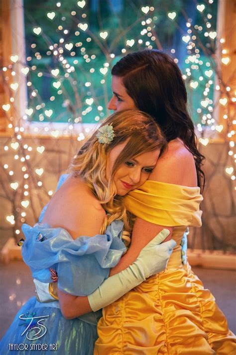 Lesbian Couple Turns Into Disney Princesses For Dreamy Engagement Photos