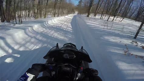 Snowmobiling Northern Michigan 22220 Pt1 Youtube