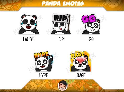 Panda Twitch Emotes By Marcowcuk On Dribbble
