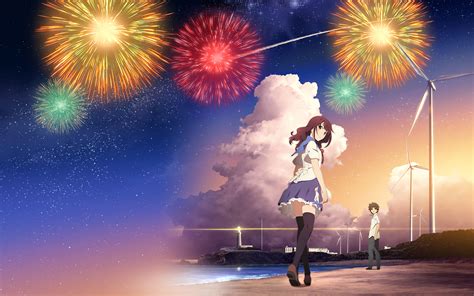 Beach Cloud Fireworks Nazuna Oikawa Norimichi Shimada Stars Uniform