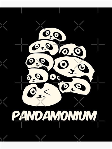 Pandamonium Poster By Theunknown93 Redbubble