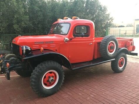 Dodge Power Wagon 1951 Red Black Color For Sale Photos Technical