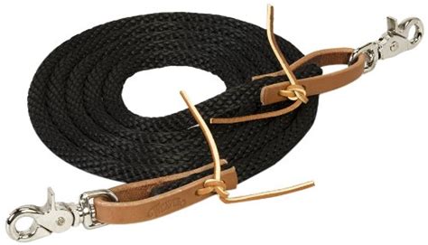 Buy Weaver Leather Poly Roper Rein 38 Inch X 8 Feet Black Online At