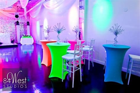 Themed decorations, benoni, gauteng, south africa. Devon's Neon Themed Bar Mitzvah Decor | Mitzvah decor ...