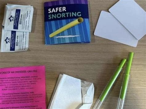 Safer Snorting Kits Handed Out At Bc High School After Drug