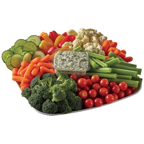 H E B Large Veggie Party Tray Garden Spinach Dip Shop Standard Party Trays At H E B