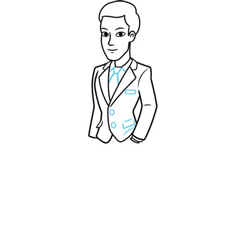 How To Draw A Easy Suit For Men Animae Clark Gought