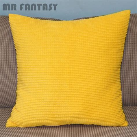 Corduroy Corn Kernels Pillow Case Home Office Sofa Soft Decor Cushion