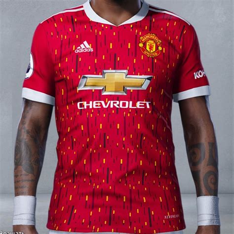 How The Manchester United 20-21 Home Kit Could Look Like - Based On