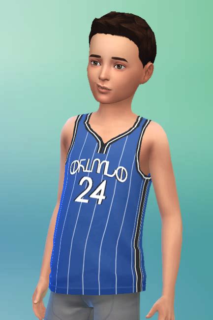 Blackys Sims 4 Zoo Basketball Shirt For Kids Bymammut Sims 4 Downloads