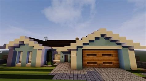Minecraft House Blueprint Suburban