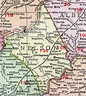 Nelson County, Virginia, Map, 1911, Rand McNally, Lovingston, Arrington ...