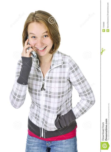 Ich denke mal, dass es natürlich sehr darauf ankommt, mit wem du redest. Jugendliche, Die Am Telefon Spricht Stockfoto - Bild von ...