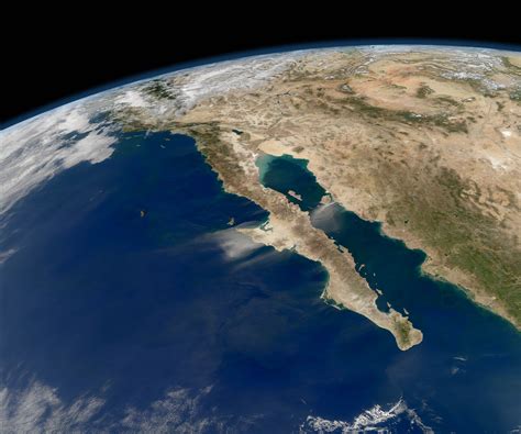 Nasa Visible Earth Baja California