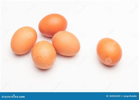 Chicken Eggs Raw Eggs Freshly Picked From The Farm Stock Image Image