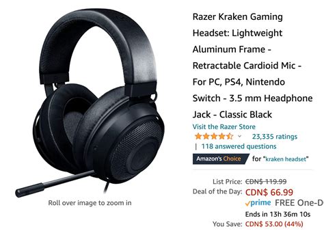 There is something really fascinating about opening a box that you don't even know the contents of. Amazon Canada Deals: Save 51% on Select Razer Gaming ...