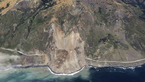Iconic California Highway 1 In Big Sur Buried By Landslide