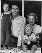 Gregory Peck and his family, circa 1940s. Found on classic-hollywood ...